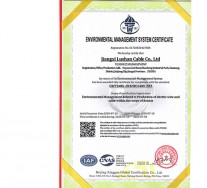 環境管理體系證書英文版