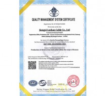 質(zhì)量管理體系證書英文版